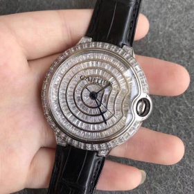 Đồng hồ Cartier Siêu Cấp 1-1 Ballon Bleu Full Kim Baguette