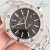 Audemars Piguet  Royal Oak Black Full Diamond Fake 1-1 Cao Cấp