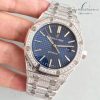 Audemars Piguet Royal Oak Blue Full Diamond Fake 1-1 Siêu Cấp