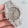 Audemars Piguet Royal Oak Grey Full Diamond Fake 1-1 Cao Cấp