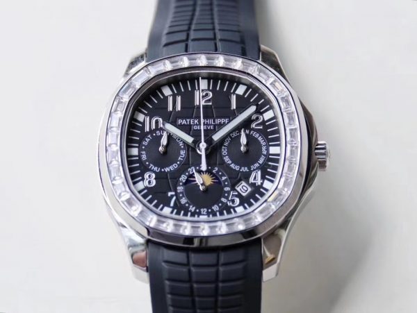 Đồng Hồ Patek Philippe Replica 1-1 Aquanaut Sun&Moon