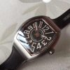 Đồng Hồ Franck Muller Replica 1-1 Vanguard Black Leather Strap V45