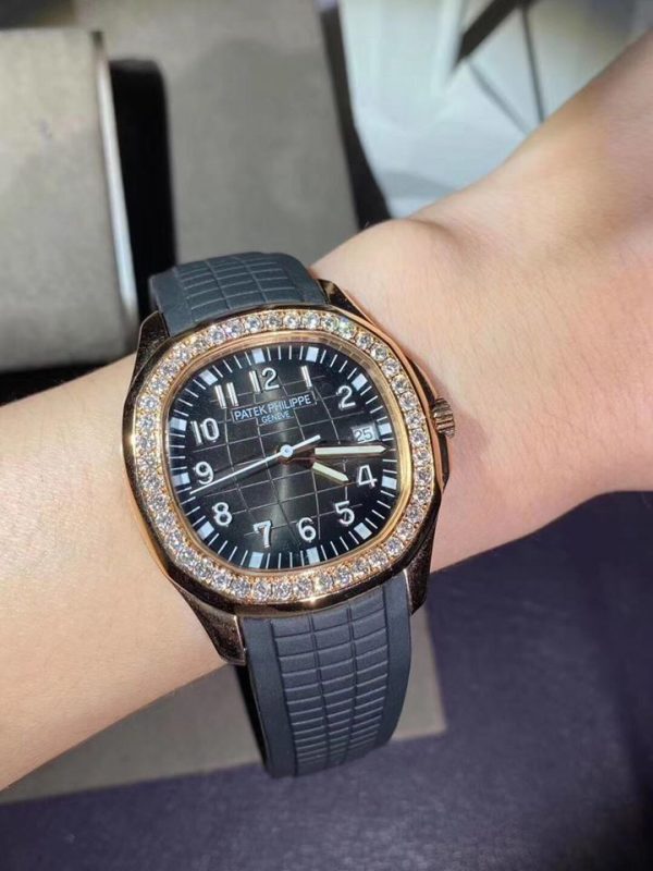 Patek Philippe Aquanaut 5167r/001 Độ  Kim Cương Thiên Nhiên