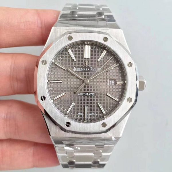 Đồng Hồ Audemars Piguet Royal Oak GREY Fake 1-1 Siêu Cấp