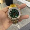 Rolex Daytona Green Dial Chế Tác Vàng khối 18k Kim Baguette