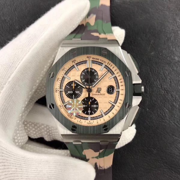 Đồng Hồ Audemars Piguet Replica 1-1 Chronograph Camouflage Unworn