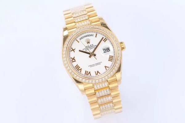 Đồng Hồ Rolex Super Fake 1-1 Day-Date 36 128348RBR-0043