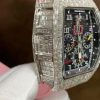 Richard Mille Chế Tác Vàng Khối 18k Full Kim Cương Baguette