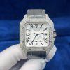 Đồng Hồ Cartier Santos Fake 1:1 de Cartier WSSA0018 Dây Da , Diamonds