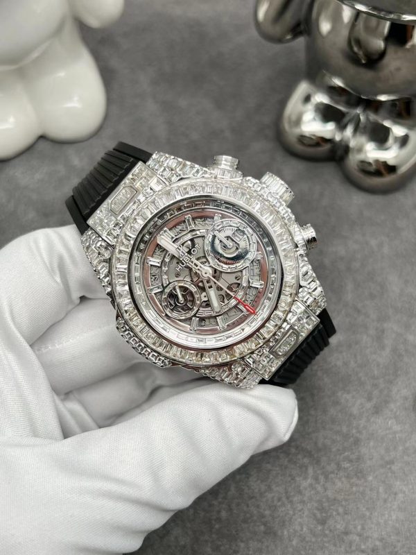 Đồng Hồ Hublot Big Bang Unico Vàng Đúc 18K Full Kim Cương Bagutte