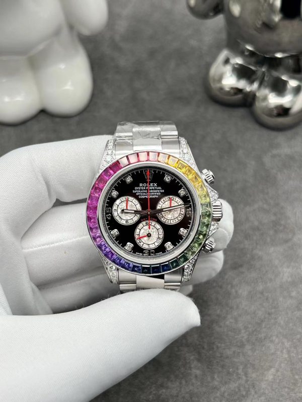 Đồng Hồ Rolex Cosmograph Daytona 116599 Vàng Trắng 18k Chế Tác