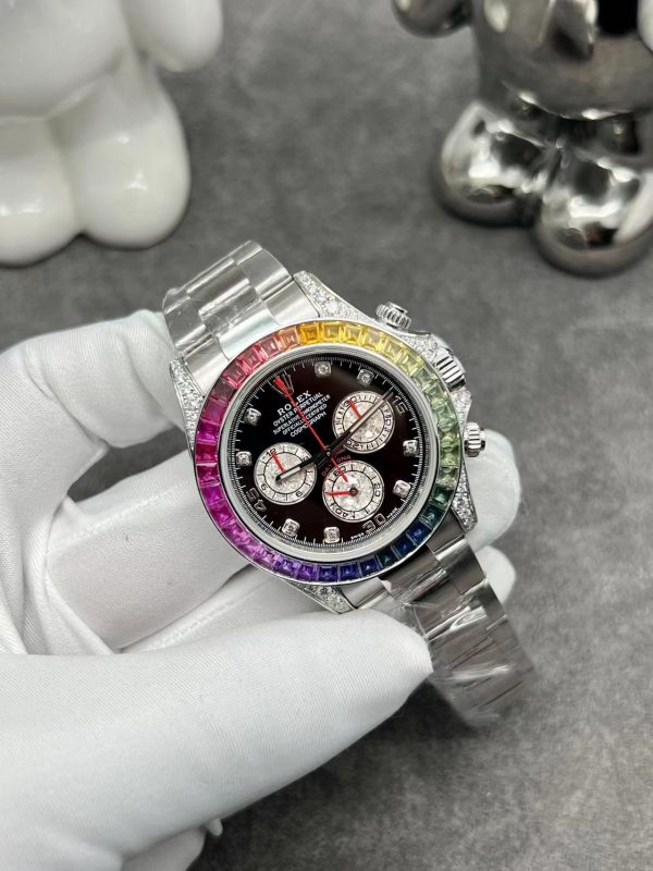 Đồng Hồ Rolex Cosmograph Daytona 116599 Vàng Trắng 18k Chế Tác