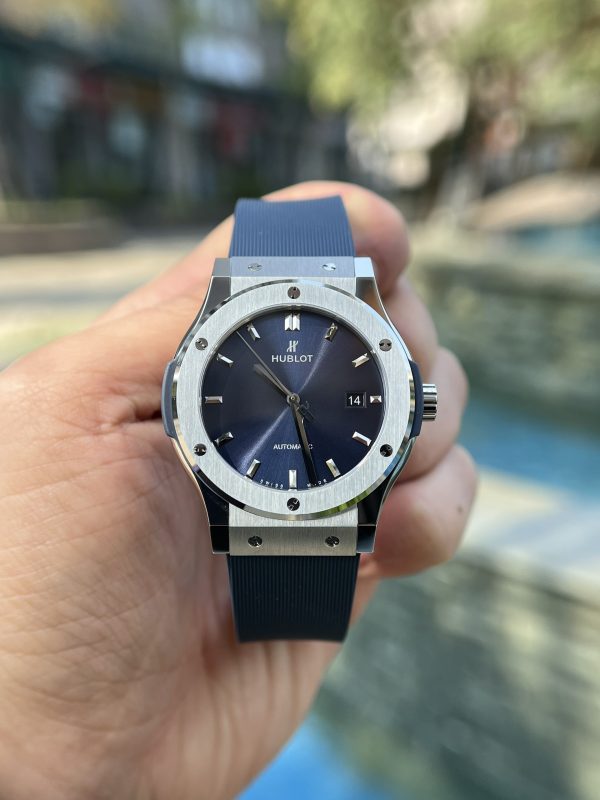 Đồng Hồ Hublot Classic Fusion Xanh Navy 42mm Rep 1:1