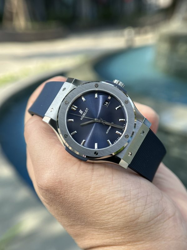 Đồng Hồ Hublot Classic Fusion Xanh Navy 42mm Rep 1:1