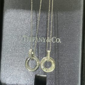 Dây chuyền Tiffany & Co Vàng Trắng 18k