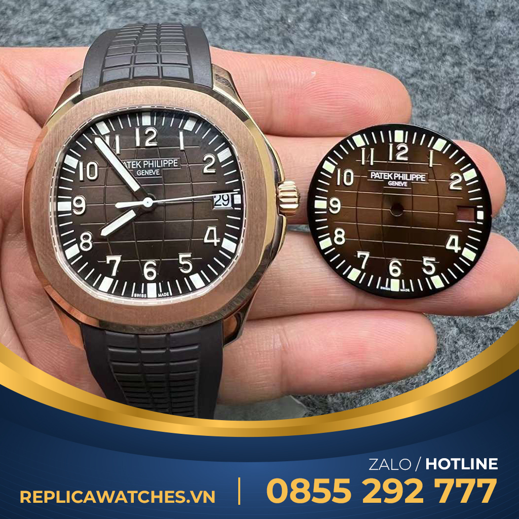 Đồng hồ patek aquanaut 5167r tinh chỉnh mặt dial siêu sắc nét