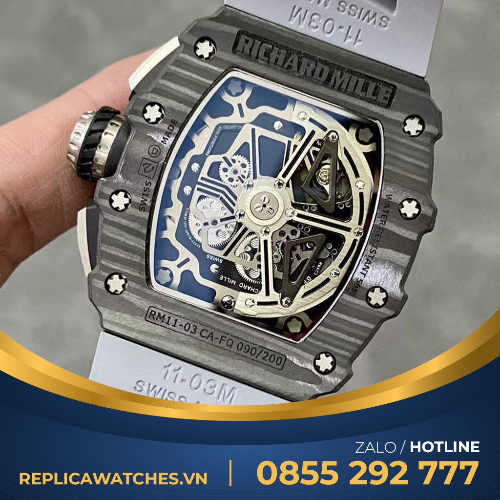 Đồng hồ richard mille RM11-03 vỏ carbon kv factory