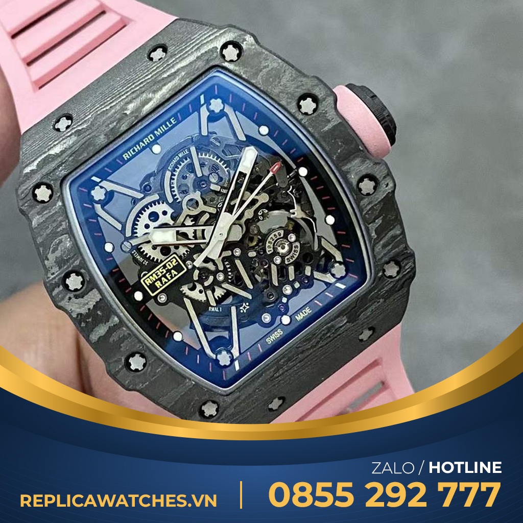 Đồng hồ RM35-02 mới góc 4h quay