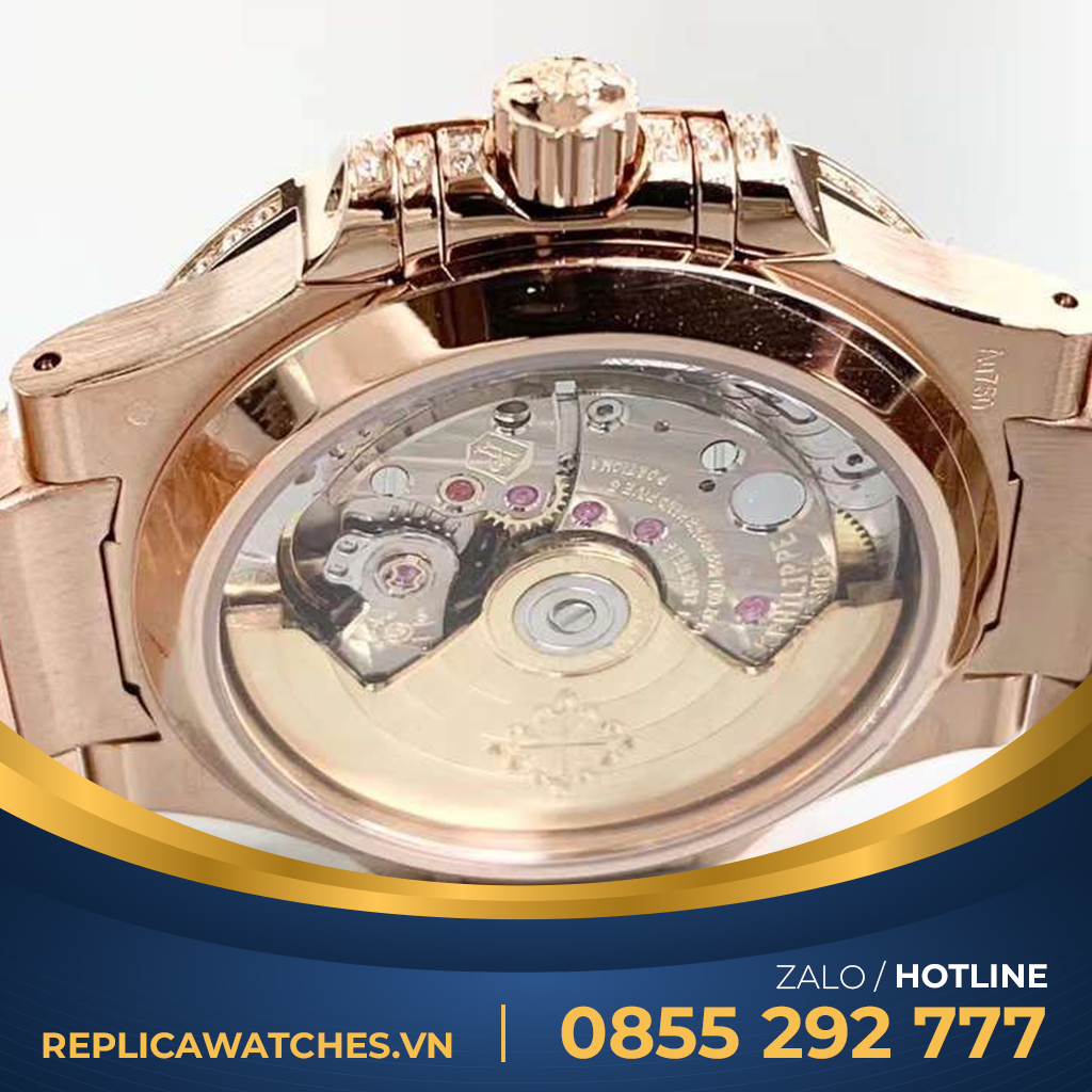 Đồng hồ nữ patek philippe nautilus 7118 full diamond replica