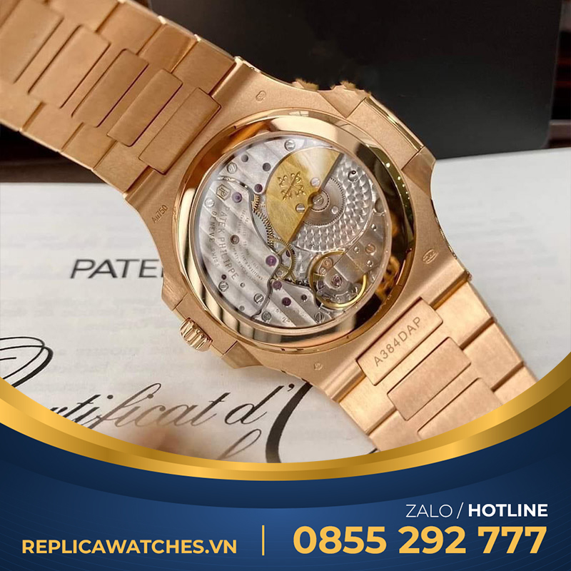 Đồng hồ patek philippe nautilus 5712r/1r -001 chế tác vàng đúc 18k