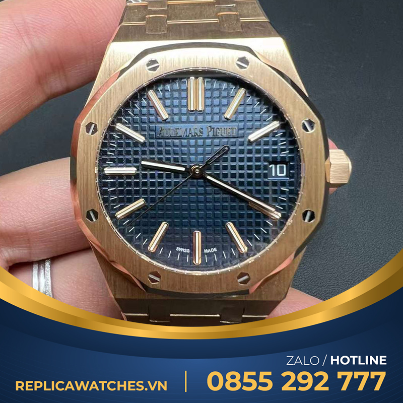 Đồng hồ audemars piguet royal oak 15510or blue dial custom