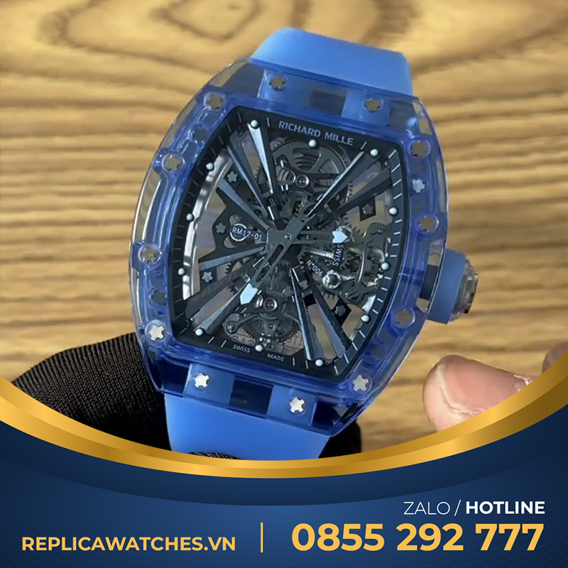Richard miller RM 12-01 blue saphire tourbillon