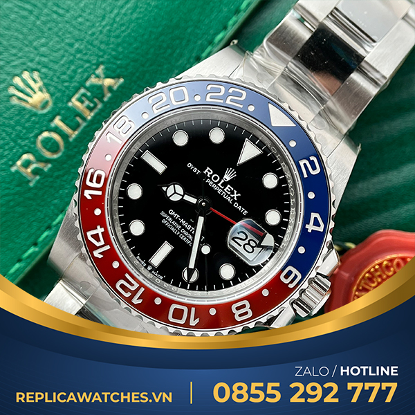 Rolex gmt master ii oyster pessi Cal 3285 clean factory